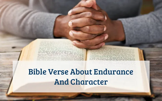 Bible Verse About Endurance And Character