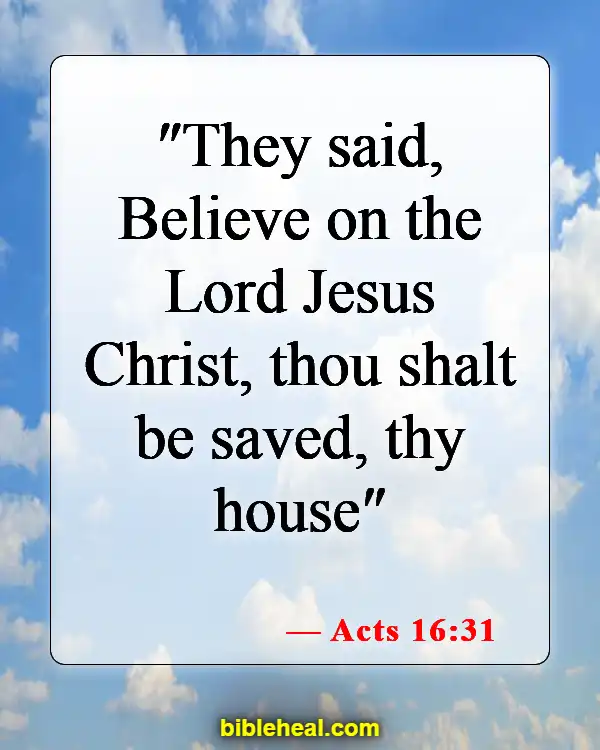 Bible Verse About Accepting Jesus (Acts 16:31)