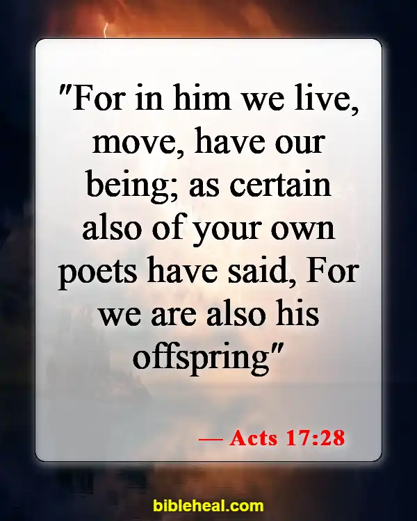 Bible Verses About God’s Sovereignty (Acts 17:28)