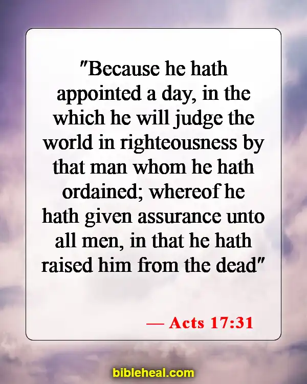 Bible Verses About Celebrating Life After Death (Acts 17:31)