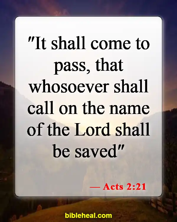 Bible Verse About Accepting Jesus (Acts 2:21)