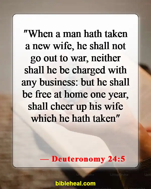 Bible Verses About Finding A Life Partner (Deuteronomy 24:5)