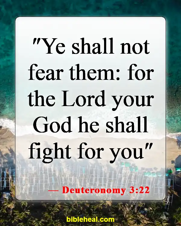 Bible Verses On Deliverance From Evil Spirits (Deuteronomy 3:22)