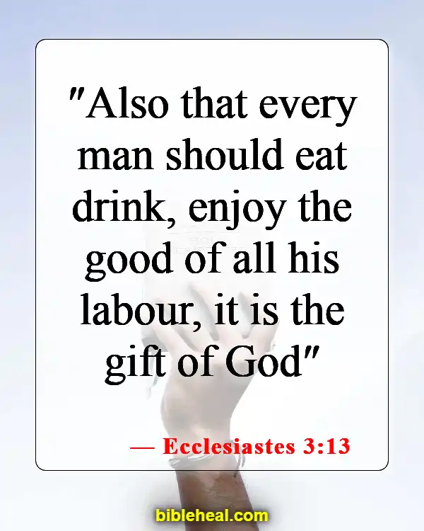 Bible Verses About Appreciating The Little Things In Life (Ecclesiastes 3:13)