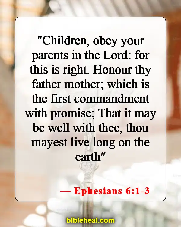 Bible Verses About Choosing Life Partner (Ephesians 6:1-3)