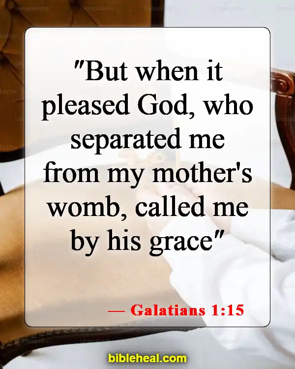 Bible Verse About Knowing Your Purpose (Galatians 1:15)