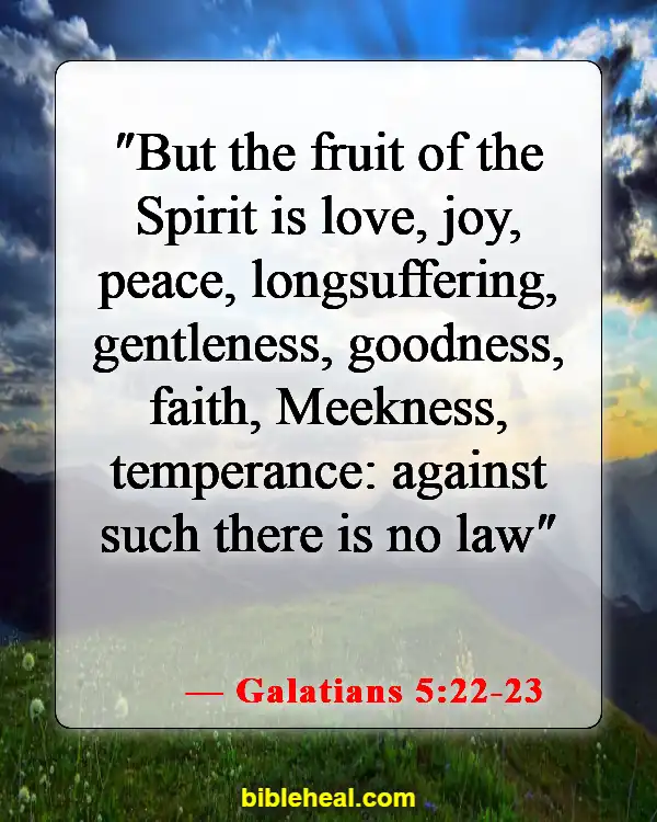 Bible Verses About Living Life To The Fullest  (Galatians 5:22-23)