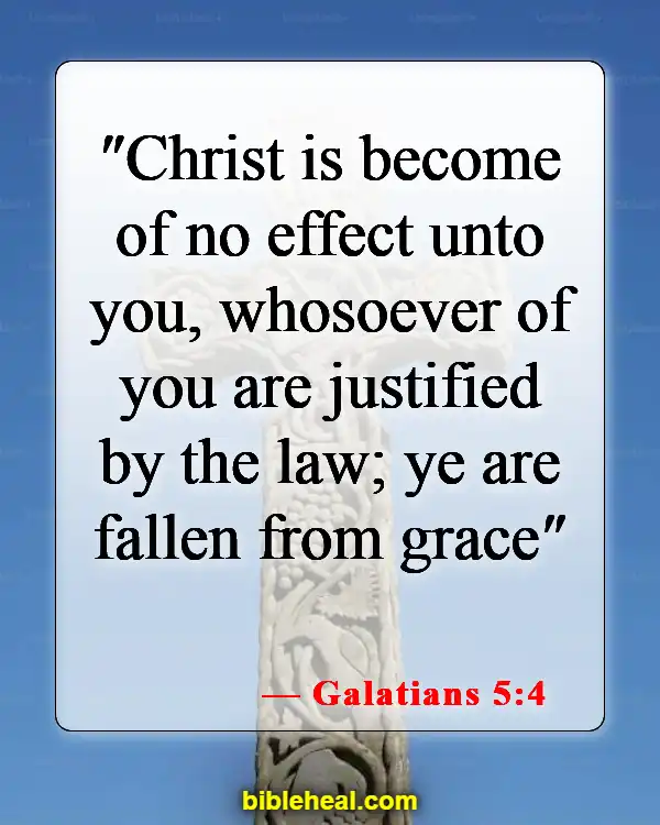 Bible Verses On Grace For Greatness (Galatians 5:4)