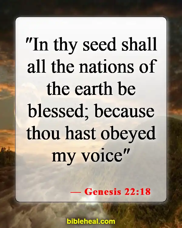 Bible Verses About Listening To The Voice Of God (Genesis 22:18)