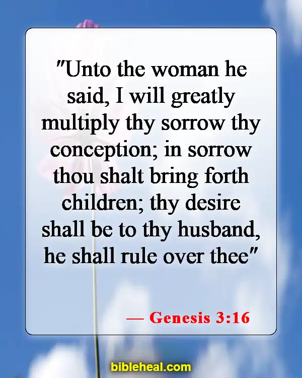 Bible Verses About Mistreating Your Wife (Genesis 3:16)