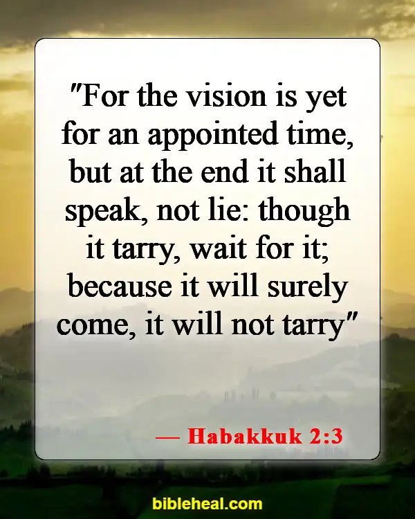 Bible Verse About Waiting For Answered Prayer (Habakkuk 2:3)