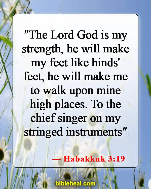 Bible Verse Asking For Strength (Habakkuk 3:19)