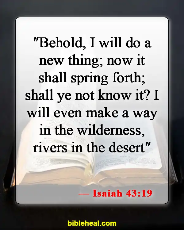 Bible Verses About Accomplishing Dreams (Isaiah 43:19)