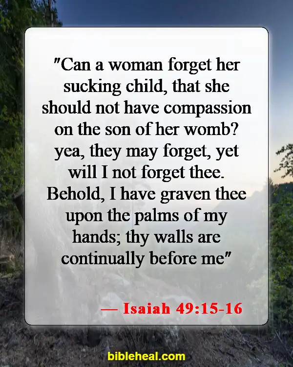 Bible Verse About Concern For The Family And Future Generations (Isaiah 49:15-16)