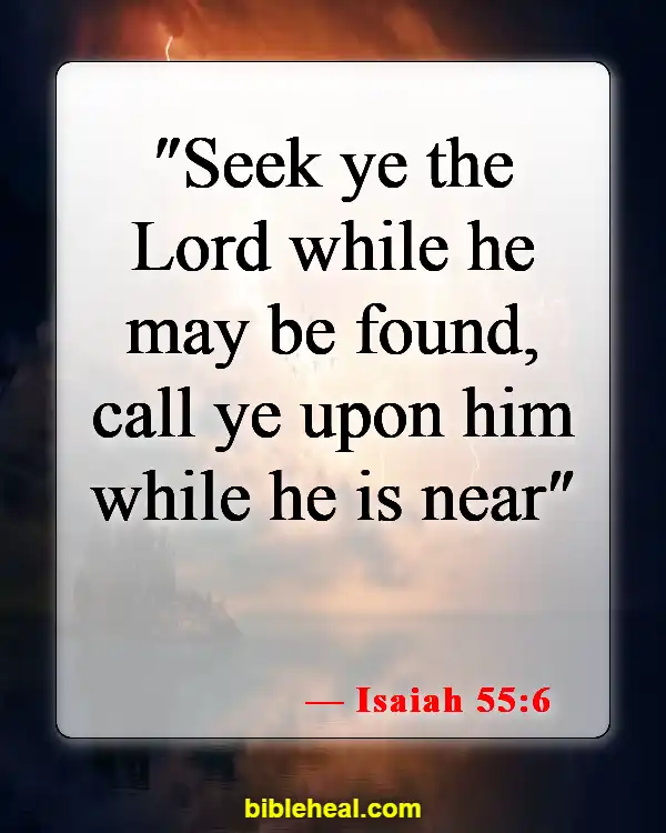 Bible Verse About Waiting For Answered Prayer (Isaiah 55:6)