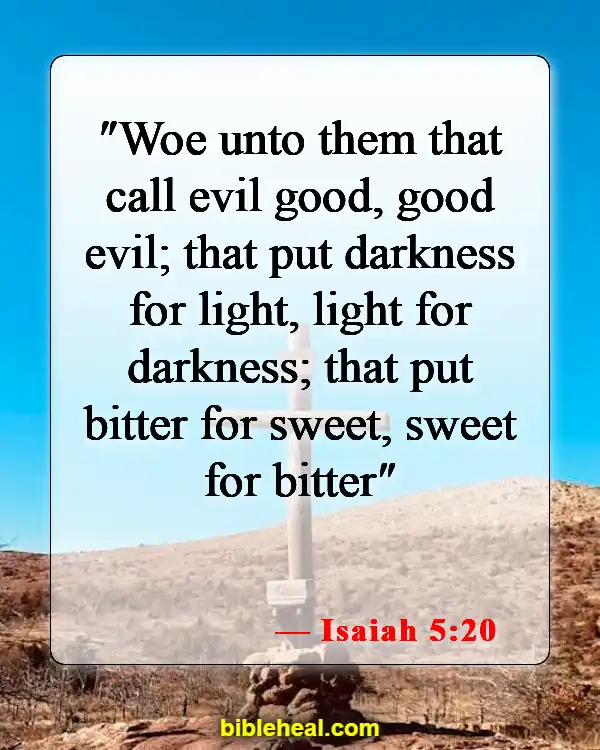 Bible Verses About Liars Going To Hell (Isaiah 5:20)