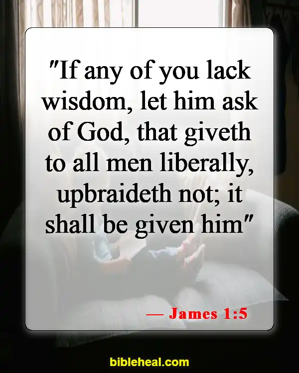 Bible Verses For Grown Son (James 1:5)