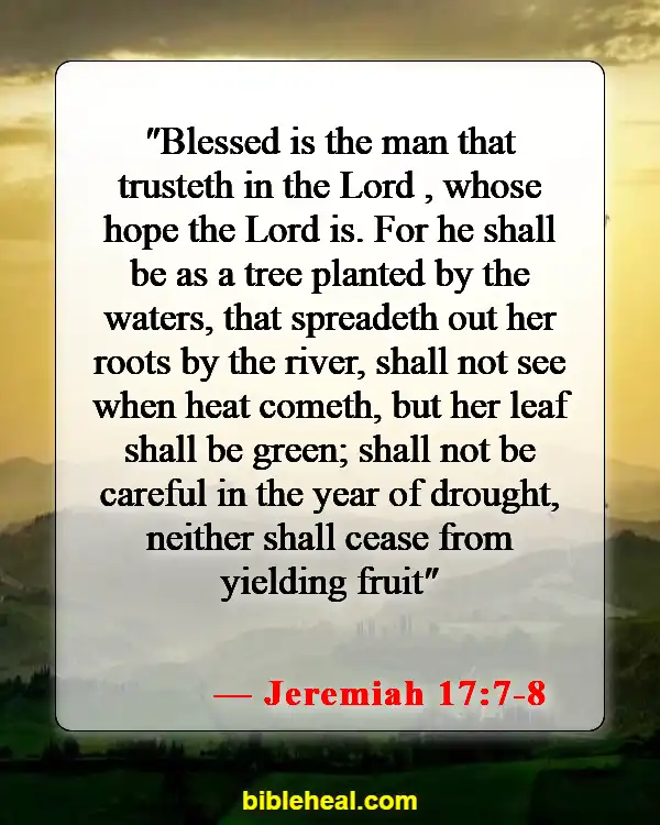 Bible Verses About God's Financial Blessings (Jeremiah 17:7-8)