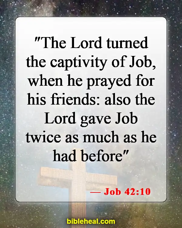 Bible Verse About Waiting For Answered Prayer (Job 42:10)