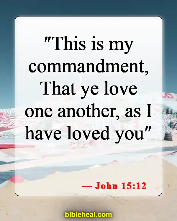 Bible Verses About Real Christian (John 15:12)