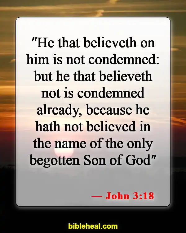 Bible Verse About Accepting Jesus (John 3:18)