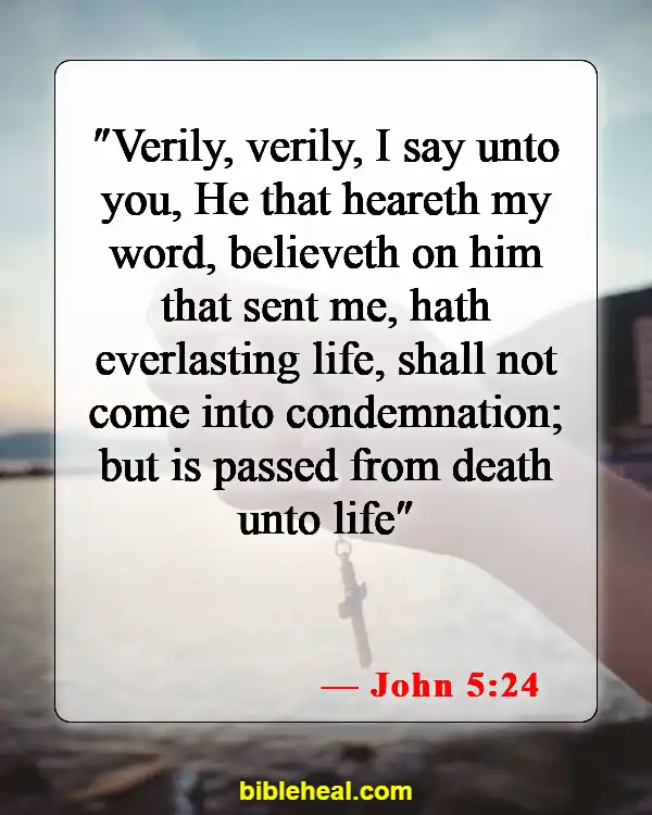 Bible Verse About Accepting Jesus (John 5:24)