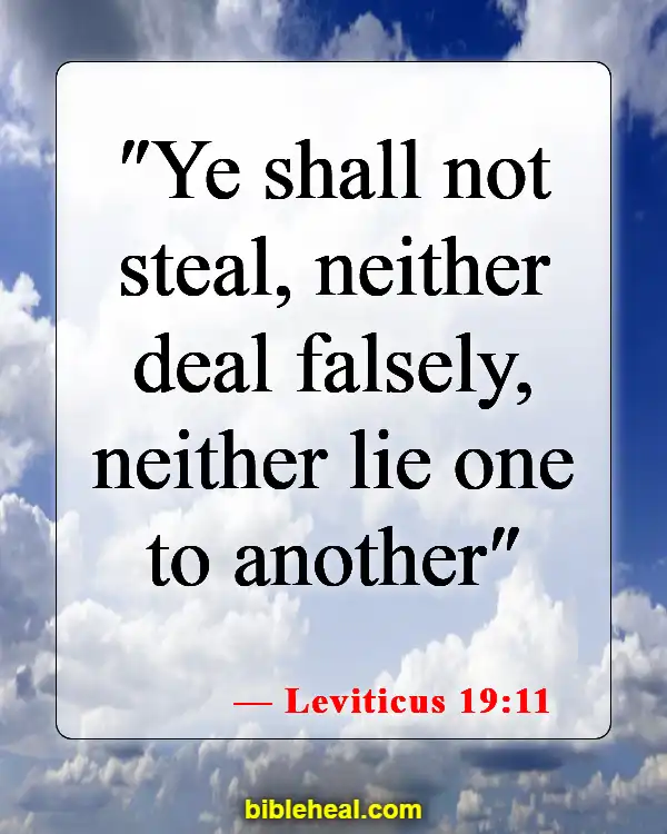 Bible Verses About Liars Going To Hell (Leviticus 19:11)