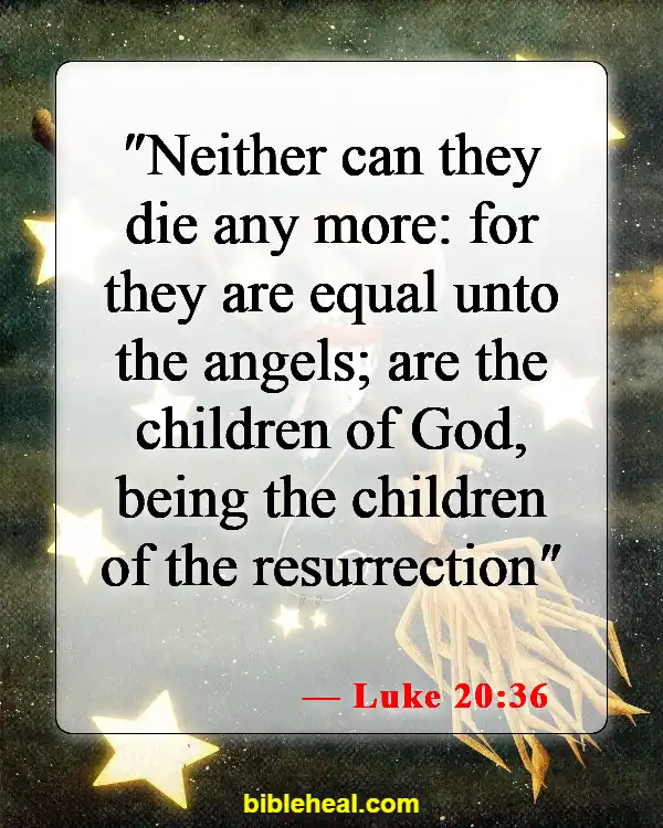 Bible Verses About Celebrating Life After Death (Luke 20:36)