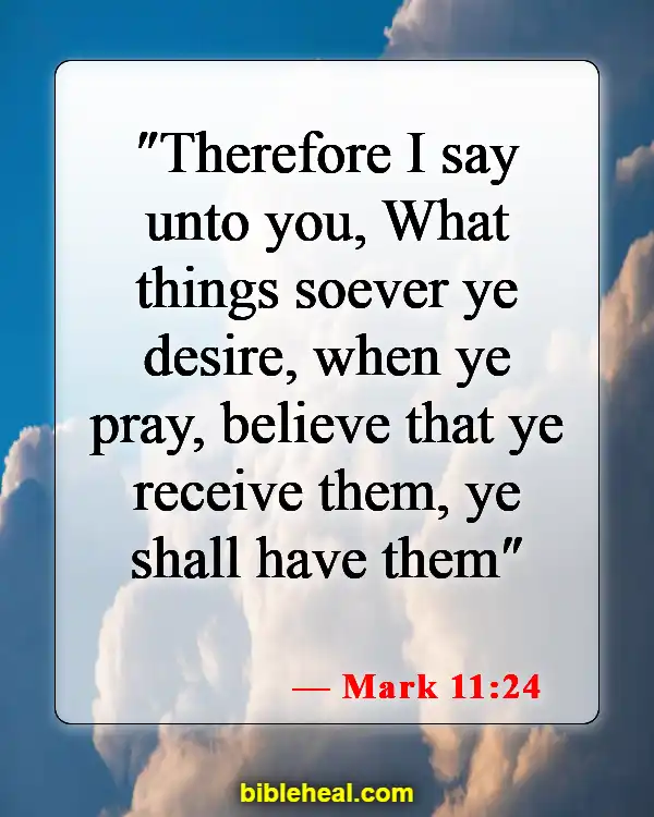 Bible Verse About Waiting For Answered Prayer (Mark 11:24)