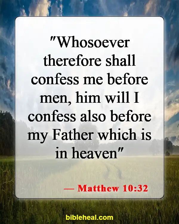 Bible Verse About Accepting Jesus (Matthew 10:32)