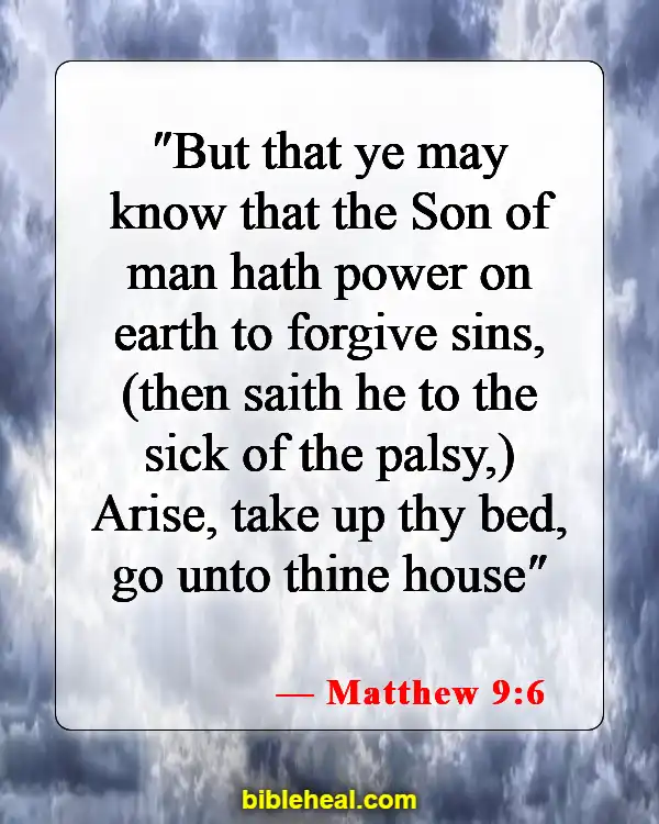 Bible Verse About Only God Can Forgive Sins (Matthew 9:6)