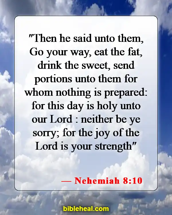 Bible Verses When You Feel Defeated (Nehemiah 8:10)