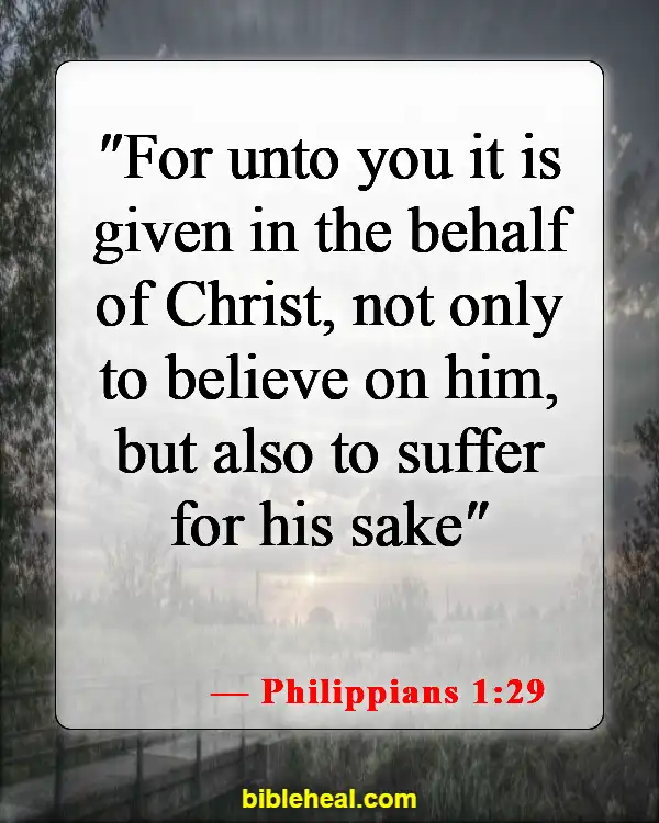 Bible Verse About Being Thankful For Trials (Philippians 1:29)