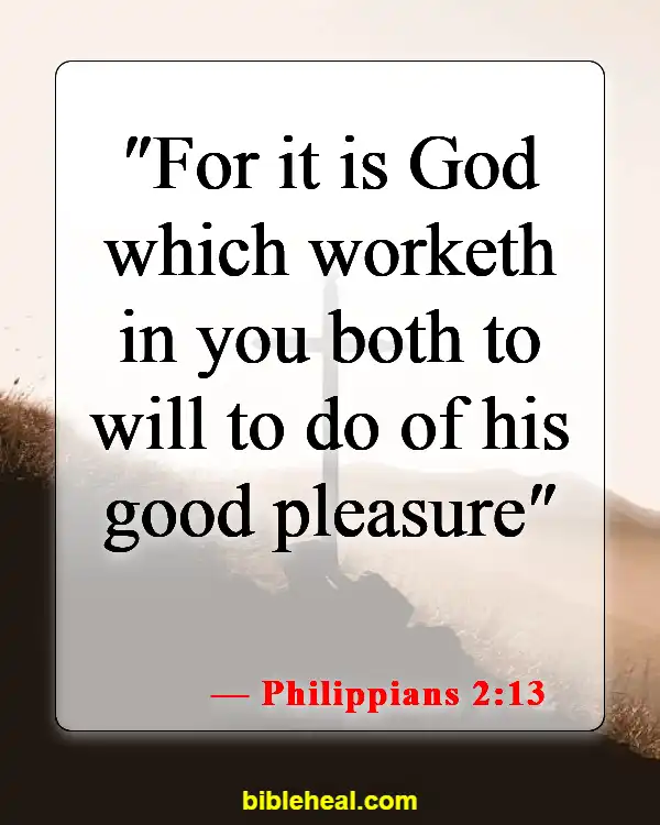 Bible Verse About Knowing Your Purpose (Philippians 2:13)