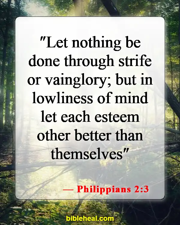 Bible Verses About Real Christian (Philippians 2:3)