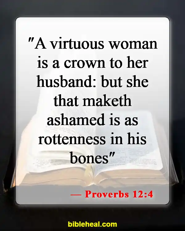 Bible Verses About Finding A Life Partner (Proverbs 12:4)