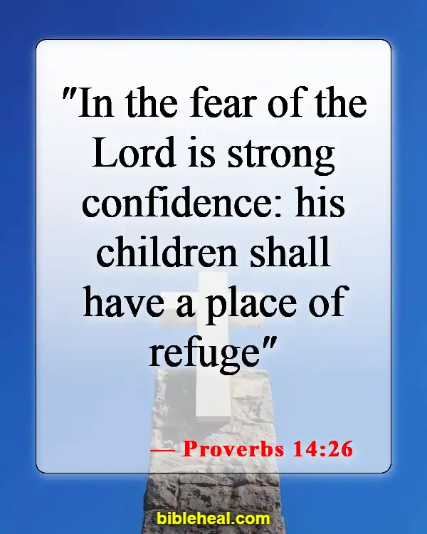 Bible Verse About Concern For The Family And Future Generations (Proverbs 14:26)