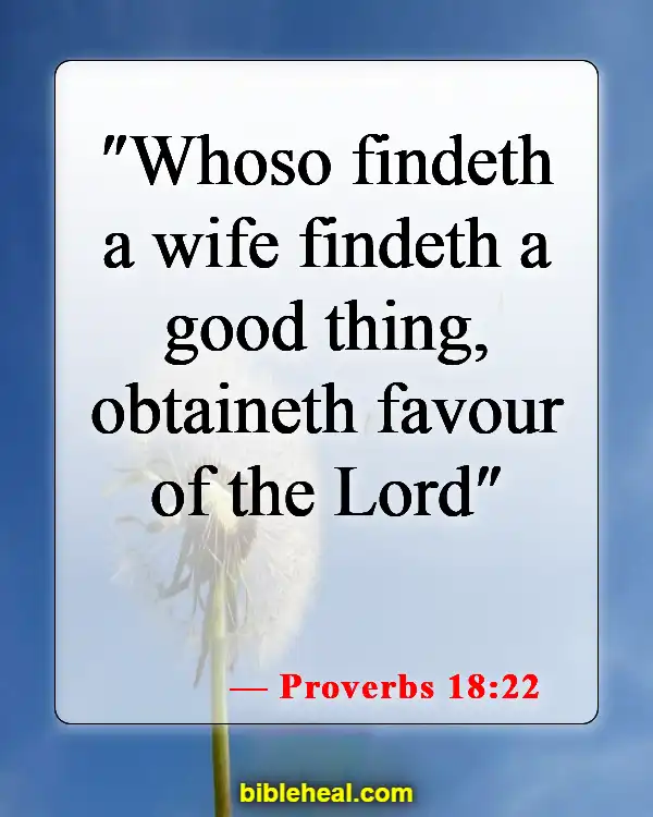 Bible Verses About Finding A Life Partner (Proverbs 18:22)