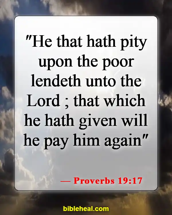 Bible Verses About God's Financial Blessings (Proverbs 19:17)