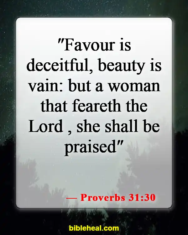 Bible Verses About Strong Women (Proverbs 31:30)