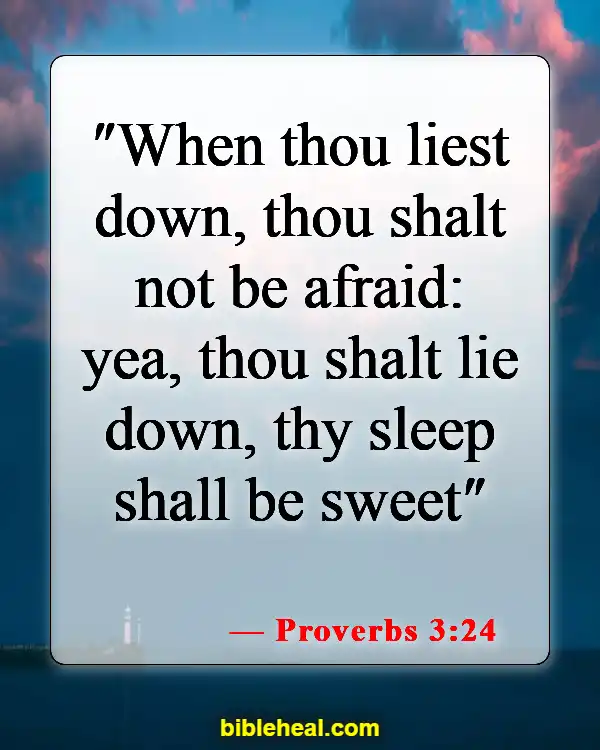 Bible Verse About Finding Rest In God (Proverbs 3:24)