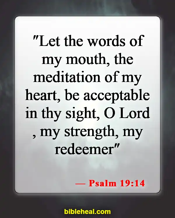 Bible Verse Asking For Strength (Psalm 19:14)