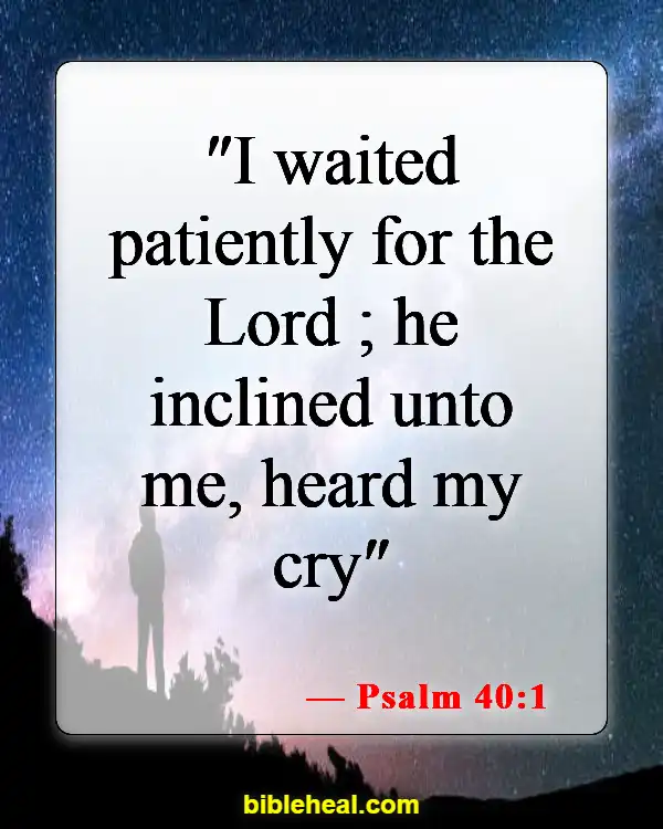 Bible Verse About Waiting For Answered Prayer (Psalm 40:1)