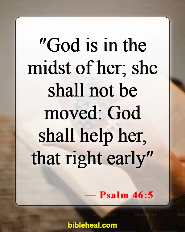 Bible Verses For Women's Motivation (Psalm 46:5)