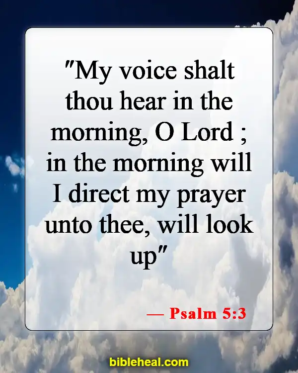 Bible Verse About Waiting For Answered Prayer (Psalm 5:3)