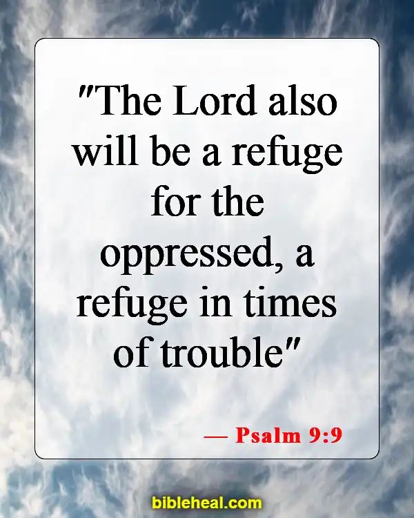 Bible Verses About Finding God In Hard Times (Psalm 9:9)