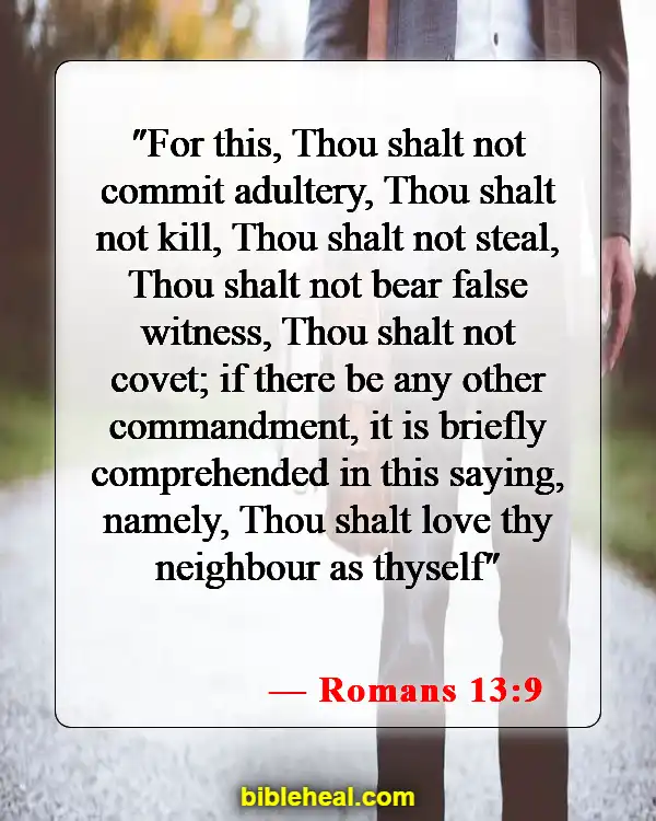 Bible Verses About Loving Your Neighbor (Romans 13:9)