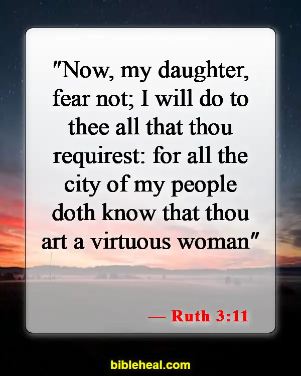 Bible Verses About Strong Women (Ruth 3:11)