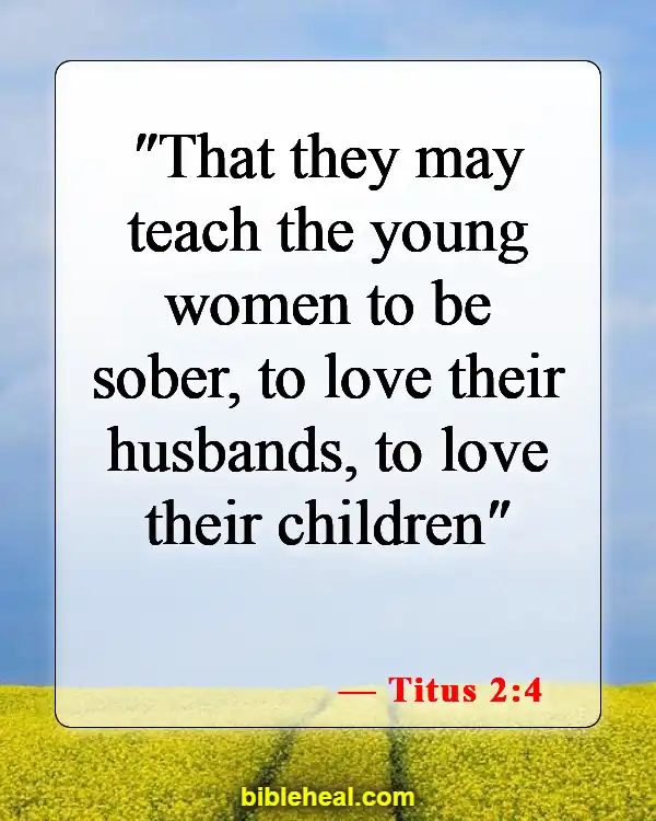 Bible Verse About Concern For The Family And Future Generations (Titus 2:4)