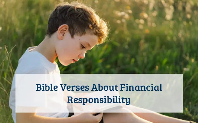 Bible Verses About Financial Responsibility